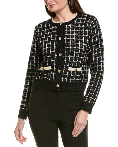 Ellen Tracy Boucle Cardigan In Multi