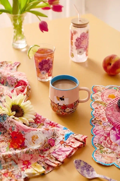 Urban Outfitters Lana Patterned Ceramic Mug In Pink Combo At  In Multi