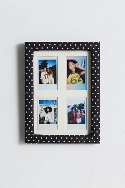 Urban Outfitters Penelope Instax Picture Frame In Black/white Polka Dot At  In Multi