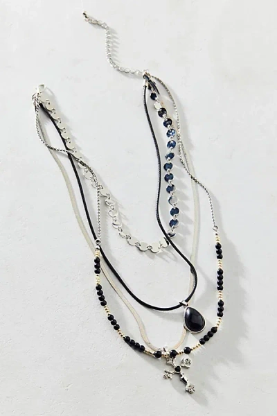 Urban Outfitters Strange Powers Coin Layered Necklace In Silver, Women's At  In Silver