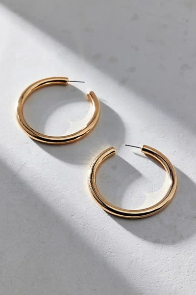 Urban Outfitters Chubby Large Hoop Earring In Gold, Women's At  In Gold