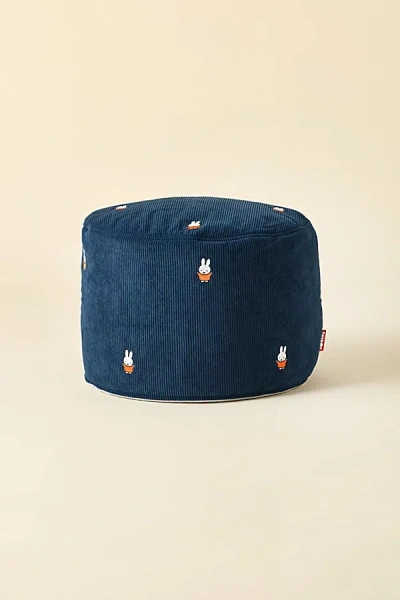 Fatboy X Miffy The Point Recycled Corduroy Floor Pouf In Navy At Urban Outfitters In Blue