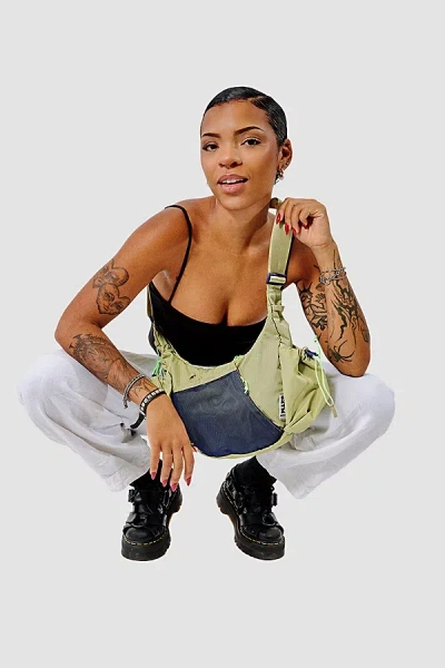 Baboon To The Moon Crescent Crossbody Bag In Circuit, Women's At Urban Outfitters In Green