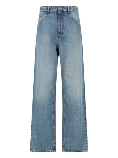 Miu Miu Straight Jeans In Blue