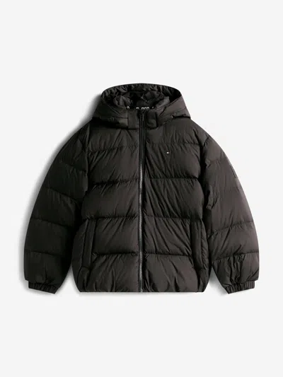 Tommy Hilfiger Boys Essential Down Puffer Jacket In Black