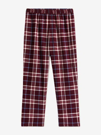 Tommy Hilfiger Kids Tartan Pj Set In Blue