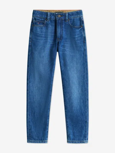Tommy Hilfiger Boys Modern Straight Denim Jeans In Blue