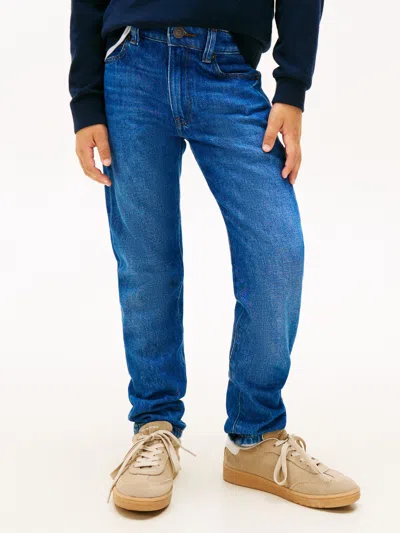 Tommy Hilfiger Boys Modern Straight Denim Jeans In Blue