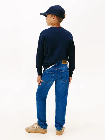Tommy Hilfiger Boys Modern Straight Denim Jeans In Blue
