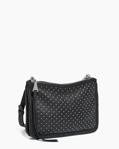 Aimee Kestenberg Famous Double Top Zip Crossbody In Black