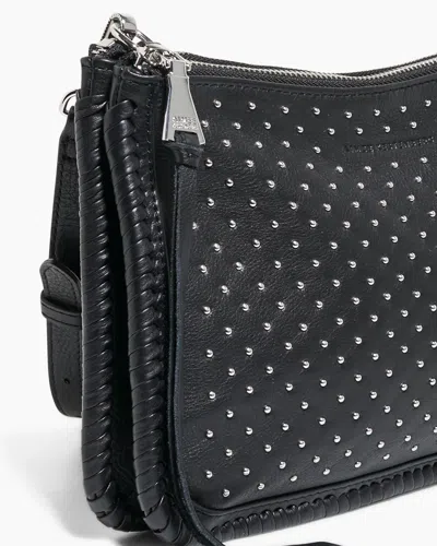Aimee Kestenberg Famous Double Top Zip Crossbody In Black