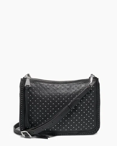 Aimee Kestenberg Famous Double Top Zip Crossbody In Black