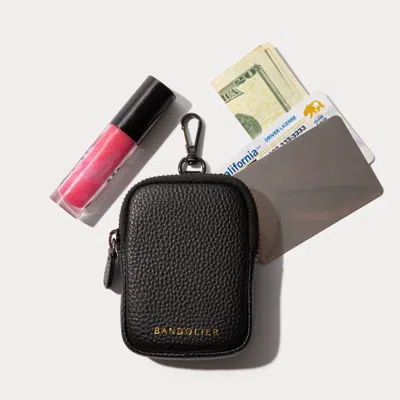 Bandolier Bodie Crossbody Strap Only With Mini Zip Pouch - Black/pewter