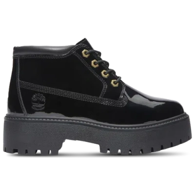 Timberland Womens  Stone Street Waterproof Platform Boot In Animal Print