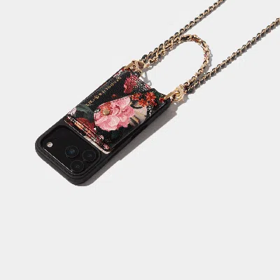 Bandolier Rae Magnet Duet Wallet Crossbody Phone Case - Ceci Noir/gold (copy)