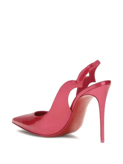 Christian Louboutin Fuchsia Slingback Stiletto With Heel In Multi