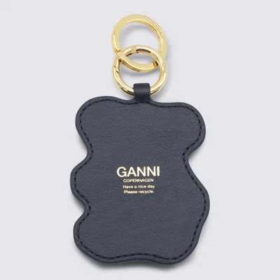Ganni Women Bear Keyring In Brown