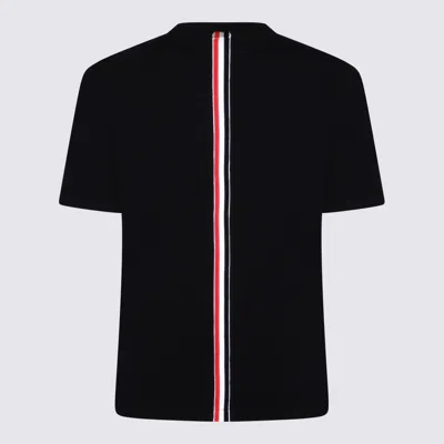 Thom Browne T-shirt E Polo Blu In Blue