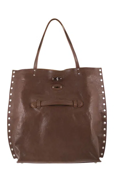 Zanellato A' Spasso - Leather Handbag M In Pattern
