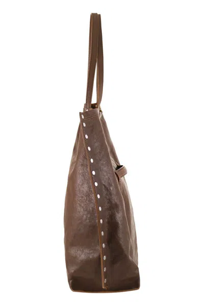 Zanellato A' Spasso - Leather Handbag M In Pattern