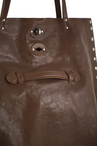 Zanellato A' Spasso - Leather Handbag M In Pattern