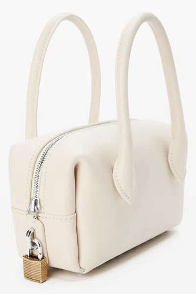 Alexander Wang Roux Top Handle Leather Small In White