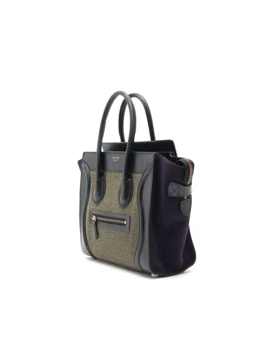 Celine Céline Luggage Micro Bag In Multi