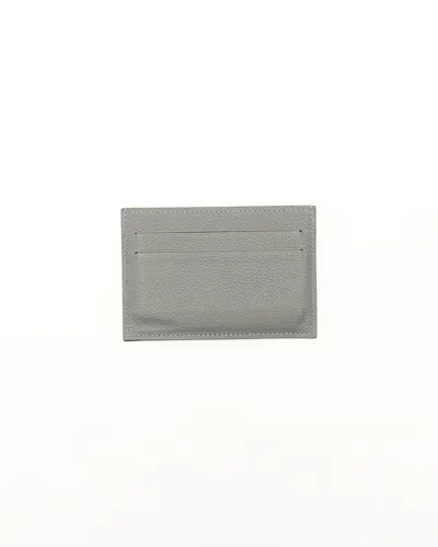 Pre-owned Hermes Hermès Card Holder In Gray