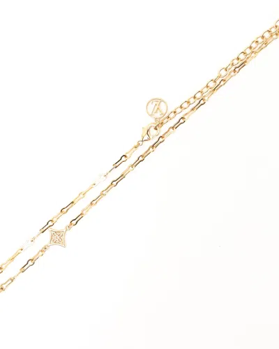 Pre-owned Louis Vuitton Forever Young Necklace In Gold