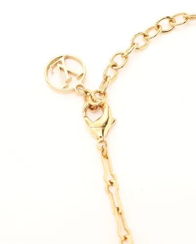 Pre-owned Louis Vuitton Forever Young Necklace In Gold
