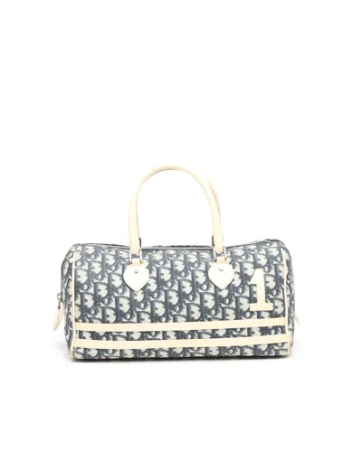 Dior Christian  Trotter Boston Bag In Multi