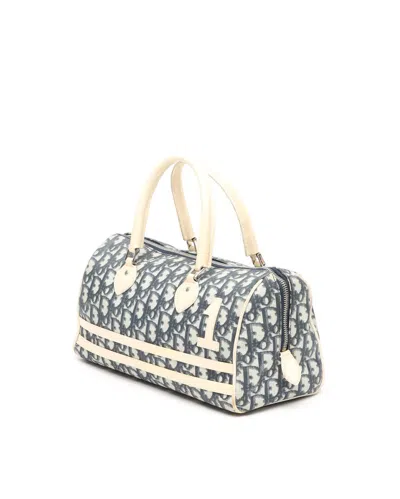 Dior Christian  Trotter Boston Bag In Multi