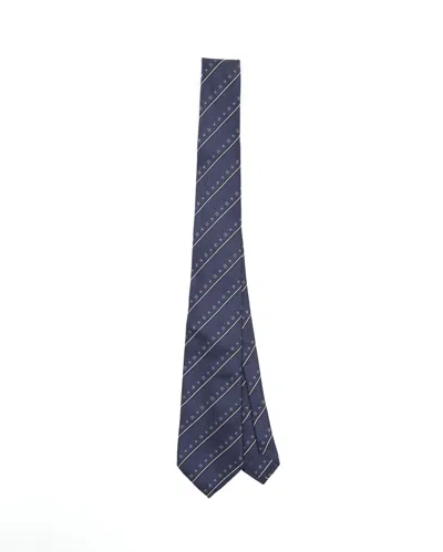 Pre-owned Louis Vuitton Silk Tie In Blue