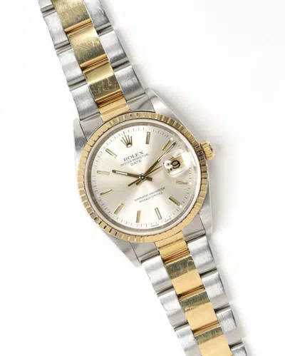 Rolex Datejust 36mm Ref 15223 2000 Watch In Burgundy