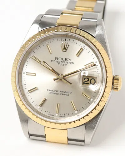 Rolex Datejust 36mm Ref 15223 2000 Watch In Burgundy