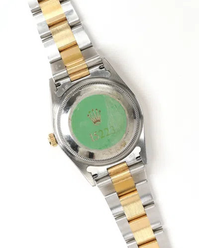 Rolex Datejust 36mm Ref 15223 2000 Watch In Burgundy