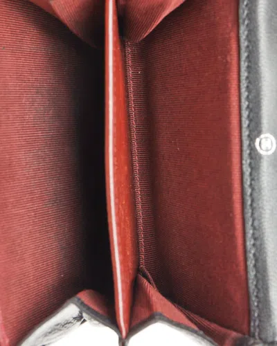 Pre-owned Chanel Classic Flap Card Holder In Black