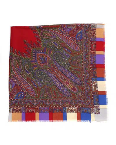 Gucci 140 Wool Silk Scarf In Black