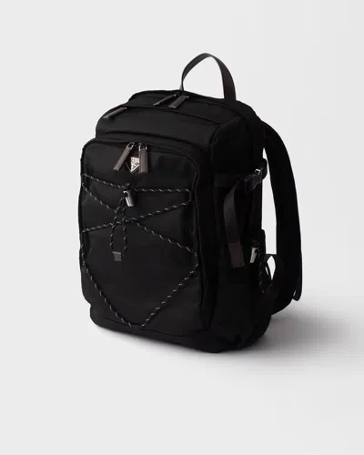 Prada Versatile Backpack With Multiple Storage Options In Black