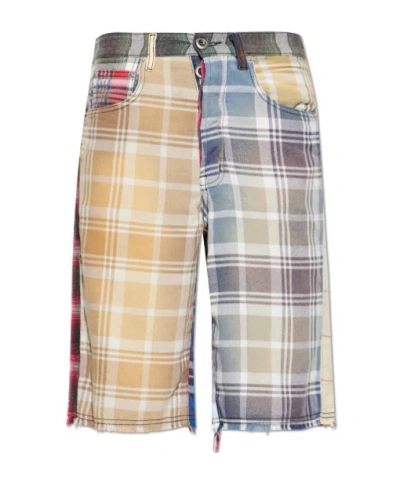 Gallery Dept. Check Shorts In Multi