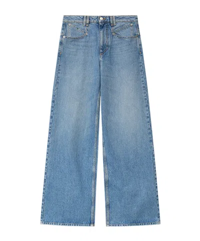 Isabel Marant Lemony Denim Jeans In Blue
