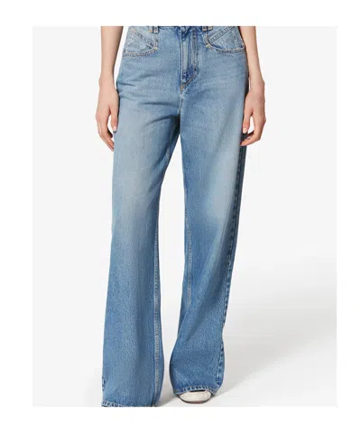 Isabel Marant Lemony Denim Jeans In Blue
