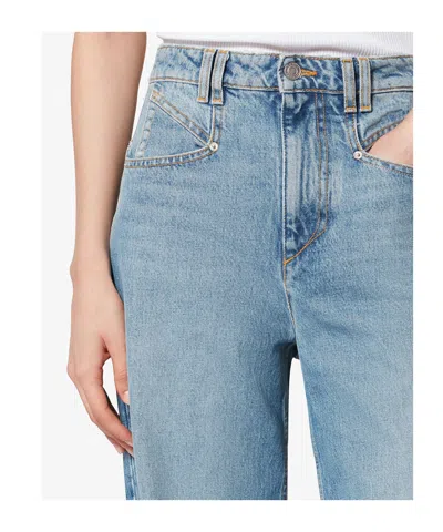 Isabel Marant Lemony Denim Jeans In Blue