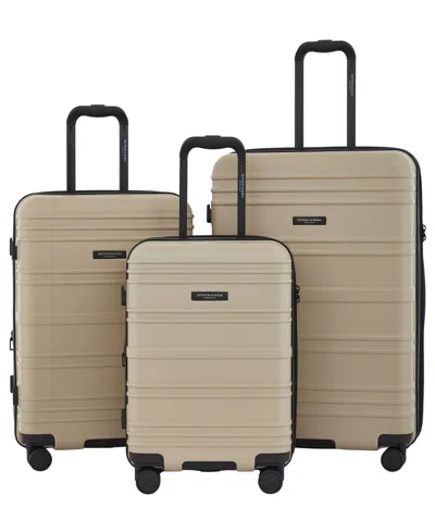 Scotch & Soda Rotterdam 3-pc. Hardside Luggage Set In Nude