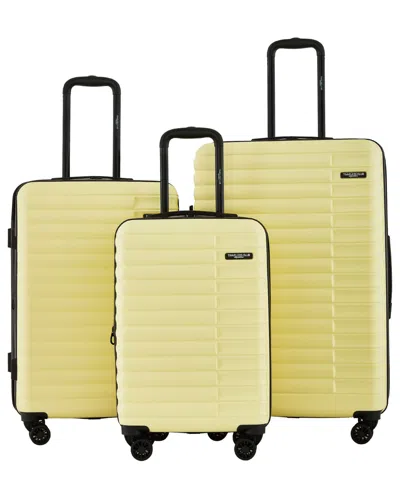 Travelers Club Providence 3-piece Expandable Hardside Luggage Set In Yellow