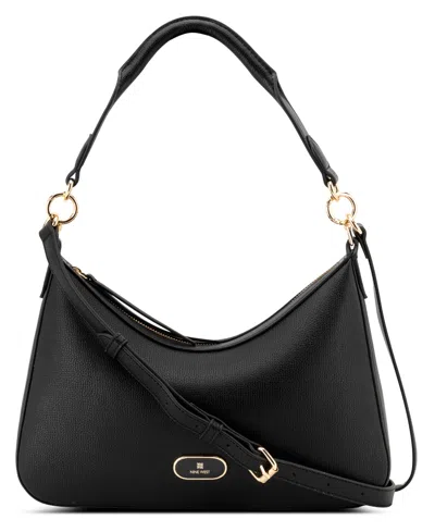 Nine West Claramae Convertible Medium Shoulder Bag In Black