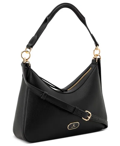 Nine West Claramae Convertible Medium Shoulder Bag In Black