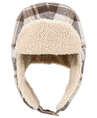 Levi's Men's Oversized Brushed Plaid Trapper Hat In Multi