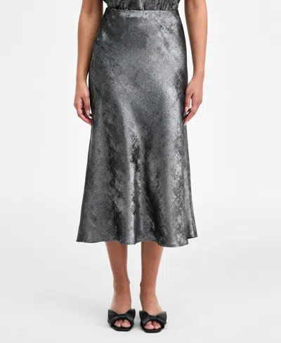 On 34th Metallic Midi Slip Skirt, Macy's Exclusive In Metallic