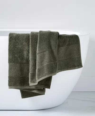 Oake Organic Cotton Bath Towel, 30" X 56", Exclusively At Macy's In Green